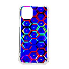 Blue Bee Hive Pattern Iphone 11 Pro 5 8 Inch Tpu Uv Print Case