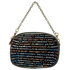 Close Up Code Coding Computer Chain Purse (one Side) by Amaryn4rt