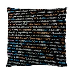 Close Up Code Coding Computer Standard Cushion Case (two Sides) by Amaryn4rt