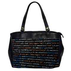 Close Up Code Coding Computer Oversize Office Handbag by Amaryn4rt