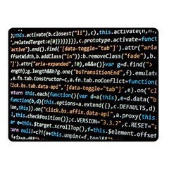 Close Up Code Coding Computer Fleece Blanket (small) by Amaryn4rt