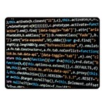 Close Up Code Coding Computer Fleece Blanket (Small) 50 x40  Blanket Front