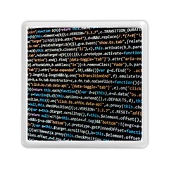 Close Up Code Coding Computer Memory Card Reader (square) by Amaryn4rt