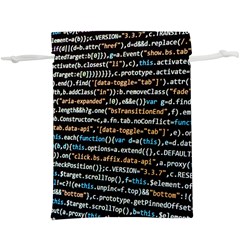 Close Up Code Coding Computer Lightweight Drawstring Pouch (xl) by Amaryn4rt