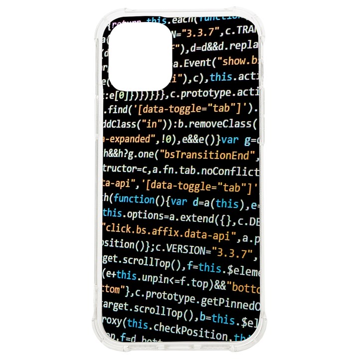 Close Up Code Coding Computer iPhone 12/12 Pro TPU UV Print Case