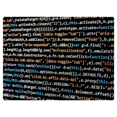 Close Up Code Coding Computer Premium Plush Fleece Blanket (extra Small) by Amaryn4rt