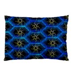 Blue Bee Hive Pillow Case (Two Sides) Back