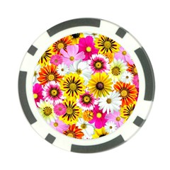 Flowers Blossom Bloom Nature Plant Poker Chip Card Guard by Amaryn4rt