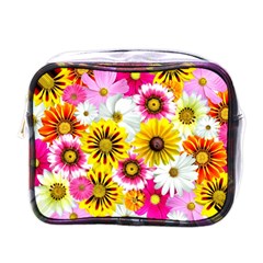 Flowers Blossom Bloom Nature Plant Mini Toiletries Bag (one Side) by Amaryn4rt