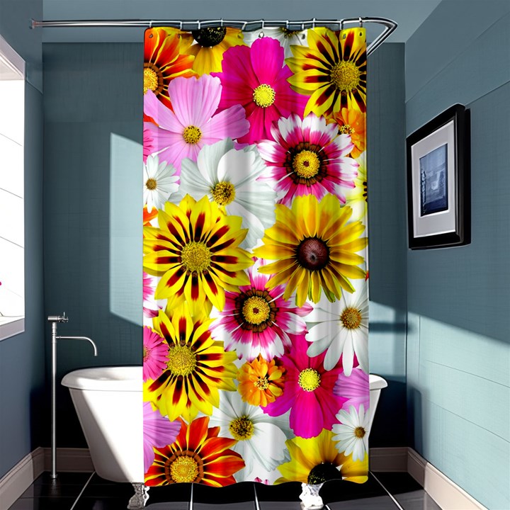 Flowers Blossom Bloom Nature Plant Shower Curtain 36  x 72  (Stall) 