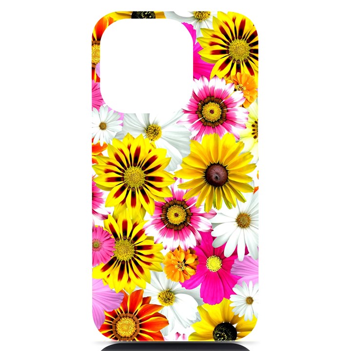 Flowers Blossom Bloom Nature Plant iPhone 14 Pro Black UV Print Case