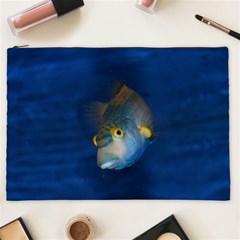 Fish Blue Animal Water Nature Cosmetic Bag (xxl) by Amaryn4rt