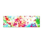 Pattern Decorated Schoolbus Tie Dye Sticker Bumper (100 pack) Front