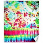 Pattern Decorated Schoolbus Tie Dye Canvas 8  x 10  8.15 x9.66  Canvas - 1