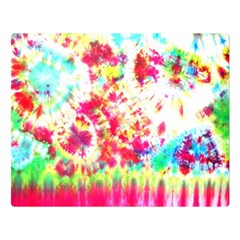 Pattern Decorated Schoolbus Tie Dye Two Sides Premium Plush Fleece Blanket (large) by Amaryn4rt