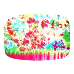 Pattern Decorated Schoolbus Tie Dye Mini Square Pill Box by Amaryn4rt