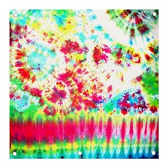 Pattern Decorated Schoolbus Tie Dye Banner And Sign 3  X 3  by Amaryn4rt