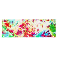 Pattern Decorated Schoolbus Tie Dye Banner And Sign 6  X 2  by Amaryn4rt