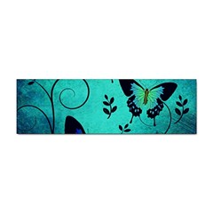 Texture Butterflies Background Sticker (bumper) by Amaryn4rt