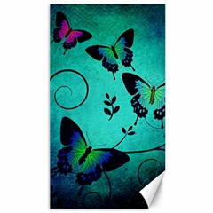 Texture Butterflies Background Canvas 40  X 72  by Amaryn4rt