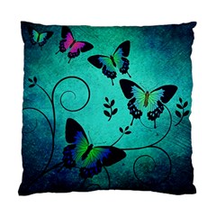 Texture Butterflies Background Standard Cushion Case (one Side) by Amaryn4rt