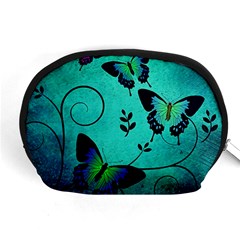 Texture Butterflies Background Accessory Pouch (medium) by Amaryn4rt