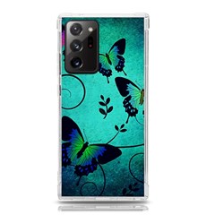 Texture Butterflies Background Samsung Galaxy Note 20 Ultra Tpu Uv Case by Amaryn4rt