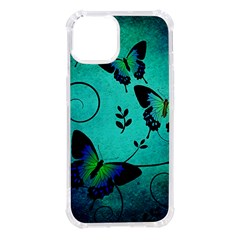 Texture Butterflies Background Iphone 14 Tpu Uv Print Case by Amaryn4rt