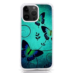 Texture Butterflies Background Iphone 14 Pro Max Tpu Uv Print Case by Amaryn4rt