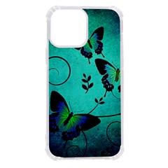 Texture Butterflies Background Iphone 13 Pro Max Tpu Uv Print Case by Amaryn4rt