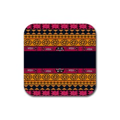 Pattern Ornaments Africa Safari Summer Graphic Rubber Coaster (square) by Amaryn4rt