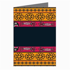 Pattern Ornaments Africa Safari Summer Graphic Greeting Cards (pkg Of 8) by Amaryn4rt