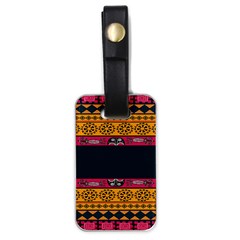 Pattern Ornaments Africa Safari Summer Graphic Luggage Tag (one Side) by Amaryn4rt