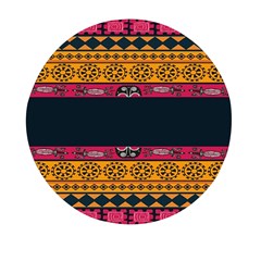 Pattern Ornaments Africa Safari Summer Graphic Mini Round Pill Box by Amaryn4rt