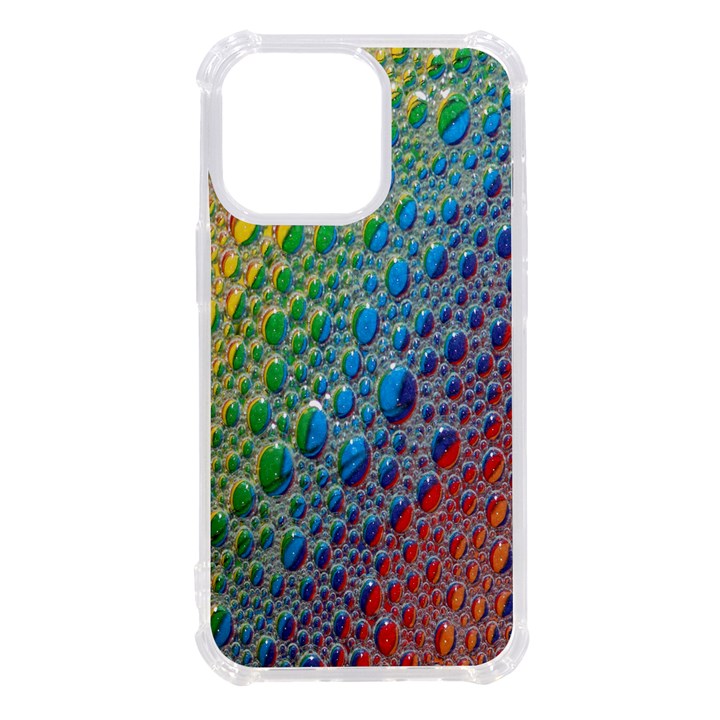 Bubbles Rainbow Colourful Colors iPhone 13 Pro TPU UV Print Case