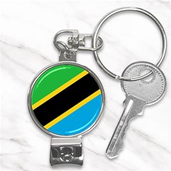 Flag Of Tanzania Nail Clippers Key Chain by Amaryn4rt