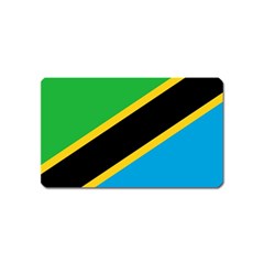 Flag Of Tanzania Magnet (name Card) by Amaryn4rt