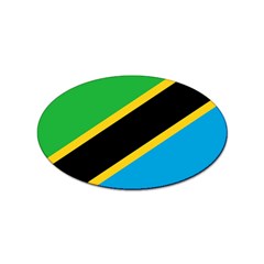 Flag Of Tanzania Sticker Oval (10 Pack) by Amaryn4rt