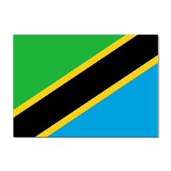 Flag Of Tanzania Sticker A4 (10 Pack) by Amaryn4rt