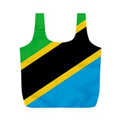 Flag Of Tanzania Full Print Recycle Bag (m) by Amaryn4rt