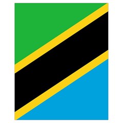 Flag Of Tanzania Drawstring Bag (small) by Amaryn4rt