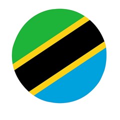 Flag Of Tanzania Mini Round Pill Box by Amaryn4rt