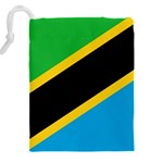 Flag Of Tanzania Drawstring Pouch (4XL) Back