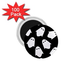 Ghost Halloween Pattern 1 75  Magnets (100 Pack)  by Amaryn4rt