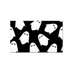 Ghost Halloween Pattern Sticker (rectangular) by Amaryn4rt