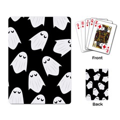 Ghost Halloween Pattern Playing Cards Single Design (rectangle) by Amaryn4rt