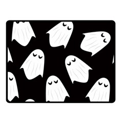 Ghost Halloween Pattern Fleece Blanket (small) by Amaryn4rt