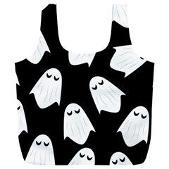 Ghost Halloween Pattern Full Print Recycle Bag (xxxl) by Amaryn4rt