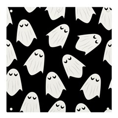 Ghost Halloween Pattern Banner And Sign 4  X 4  by Amaryn4rt