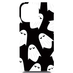 Ghost Halloween Pattern Iphone 14 Pro Max Black Uv Print Case by Amaryn4rt